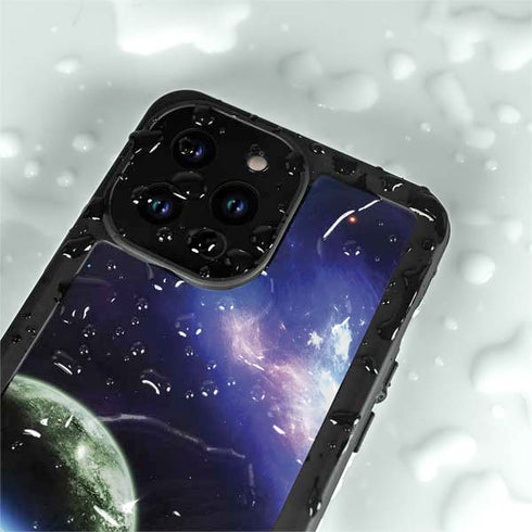 Bird-Shaped Nebula iPhone 15 Pro Waterproof Case